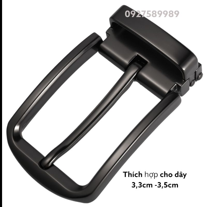 Mặt thắt lưng nam khoá kim dành cho dây nịt 3,3 - 3,5cm
