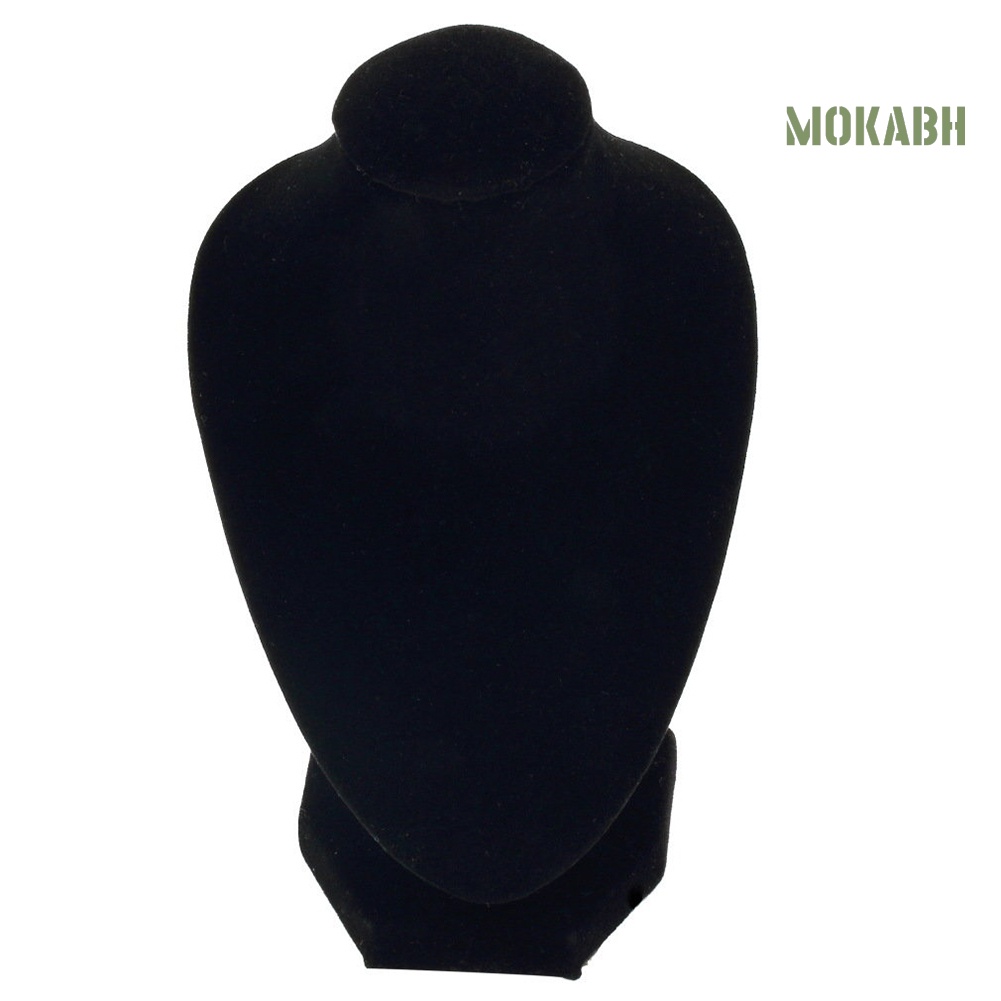 Giá Trưng Bày Vòng cổ / Trang Sức Hình Ma Nơ Canh Màu Đen Độc Đáo