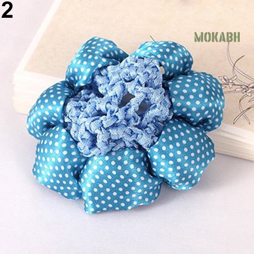 Dây Cột Tóc Lưới Chấm Bi Lấp Lánh Thời Trang Cho Nữ