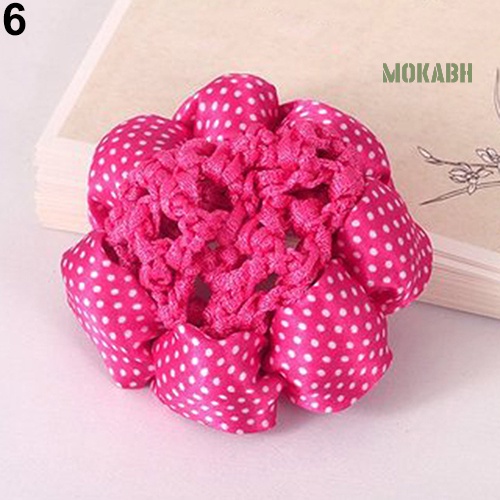 Dây Cột Tóc Lưới Chấm Bi Lấp Lánh Thời Trang Cho Nữ