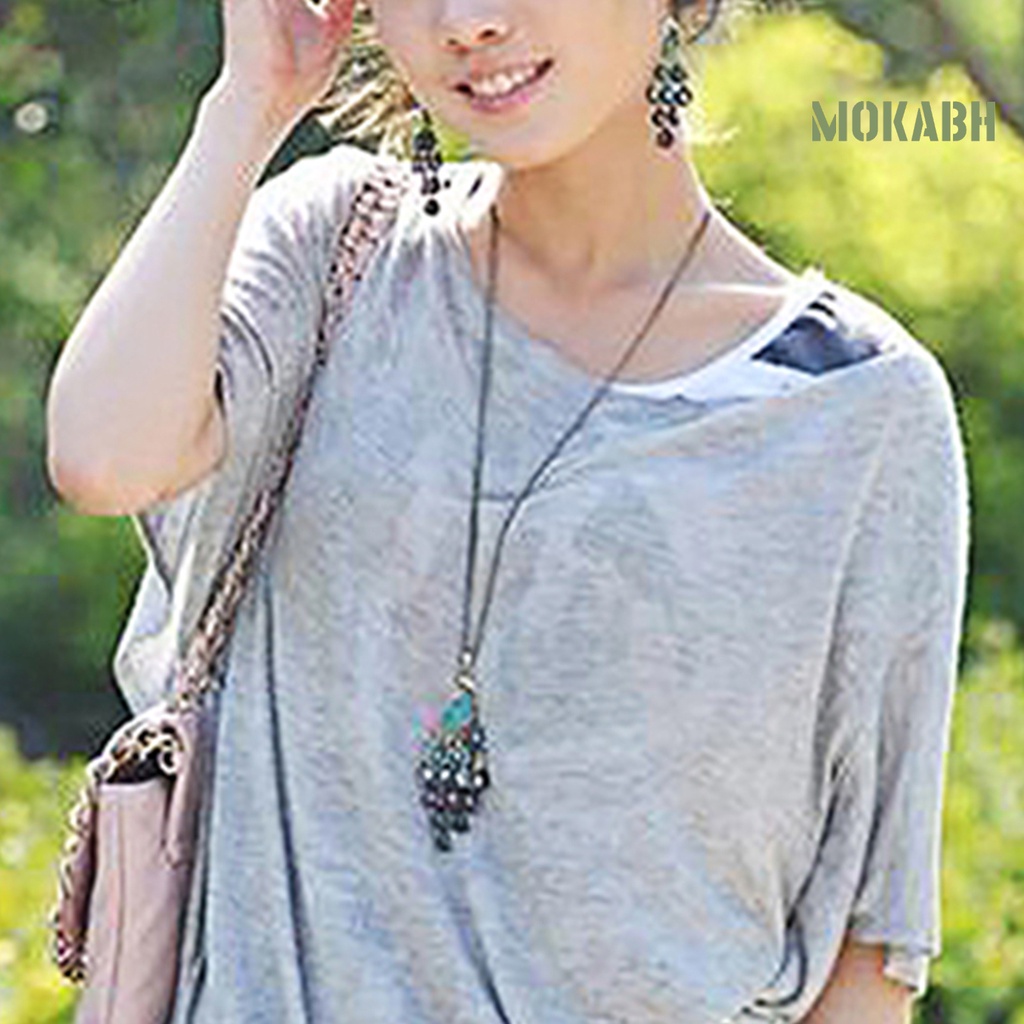 Bông Tai Hình Chim Công Đính Đá Sang Trọng Cho Nữ