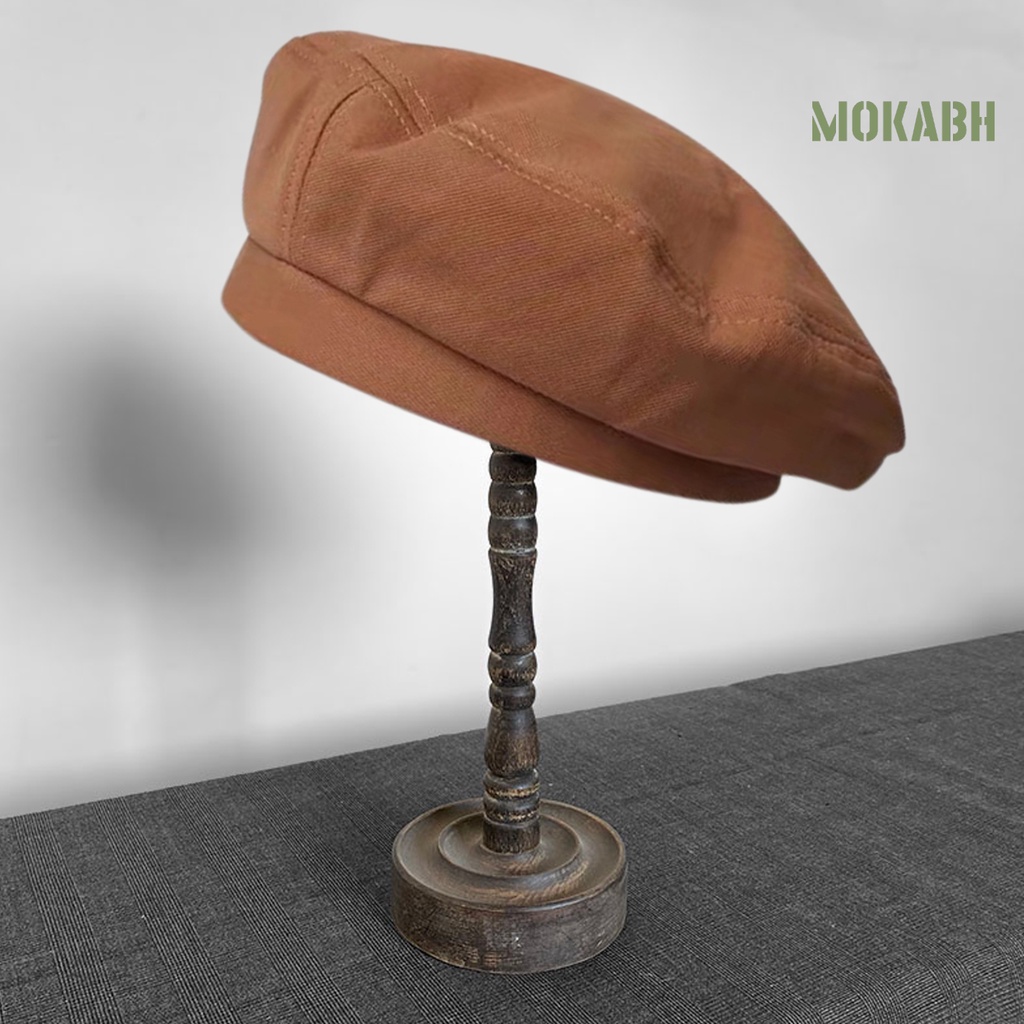 [mokabh] Mũ Beret Phẳng Nghệ Thuật Có Thể Giặt Được Cho Nữ Sinh