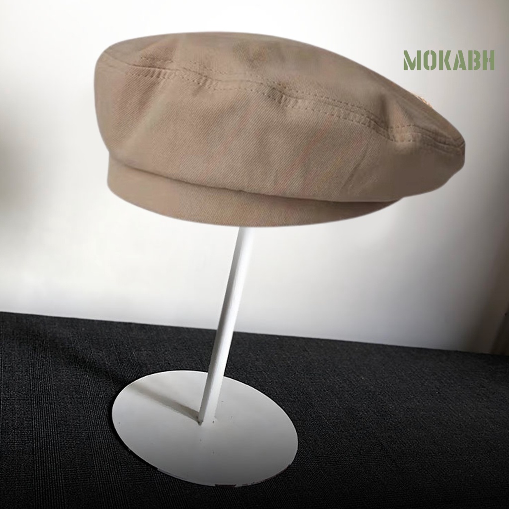 [mokabh] Mũ Beret Phẳng Nghệ Thuật Có Thể Giặt Được Cho Nữ Sinh