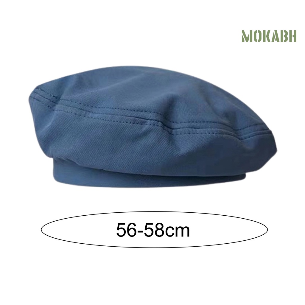 [mokabh] Mũ Beret Phẳng Nghệ Thuật Có Thể Giặt Được Cho Nữ Sinh