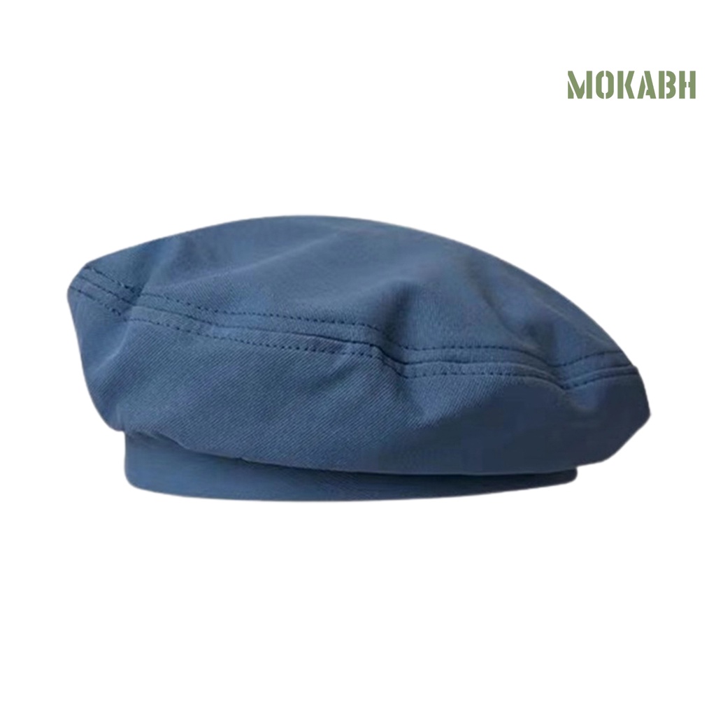 [mokabh] Mũ Beret Phẳng Nghệ Thuật Có Thể Giặt Được Cho Nữ Sinh