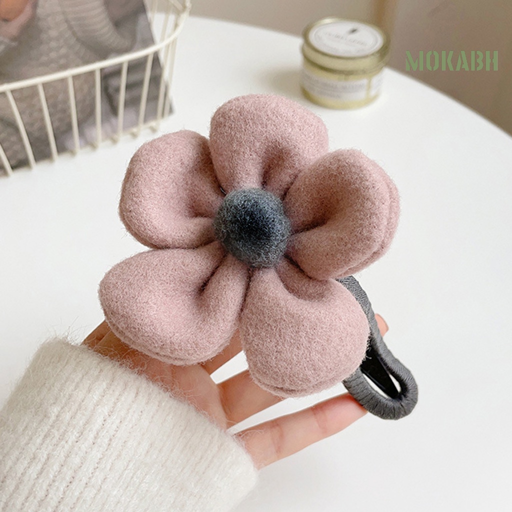 Kẹp Tóc Mềm Mại Hình Hoa Xinh Xắn Cho Nữ