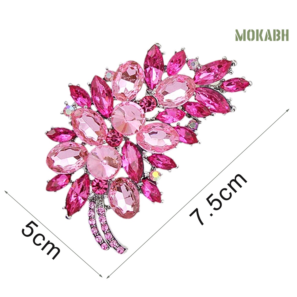 Ghim Cài Áo Đính Đá Thời Trang Dành Cho Nữ