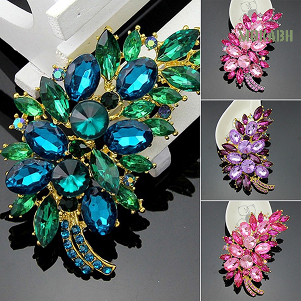 Ghim Cài Áo Đính Đá Thời Trang Dành Cho Nữ
