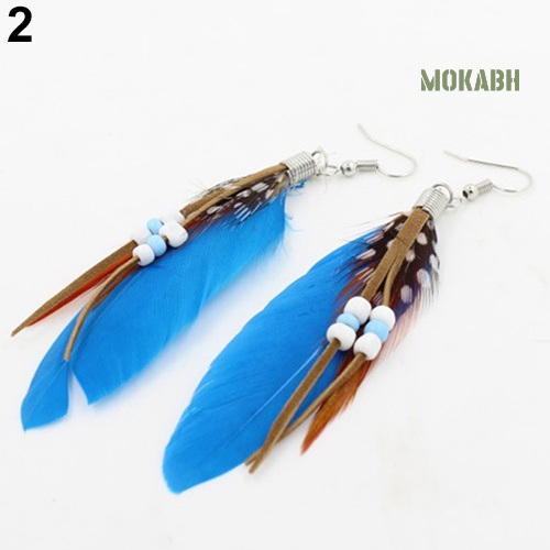 Bông Tai Lông Ngỗng Handmade Thời Trang Dành Cho Nữ