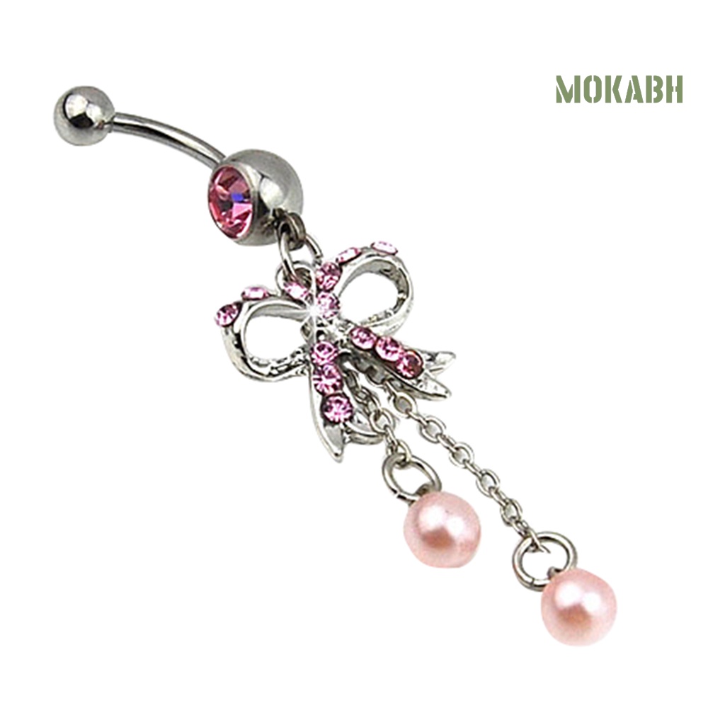 Khuyên Rốn Hình Bướm Đính Đá Thời Trang Cho Nữ