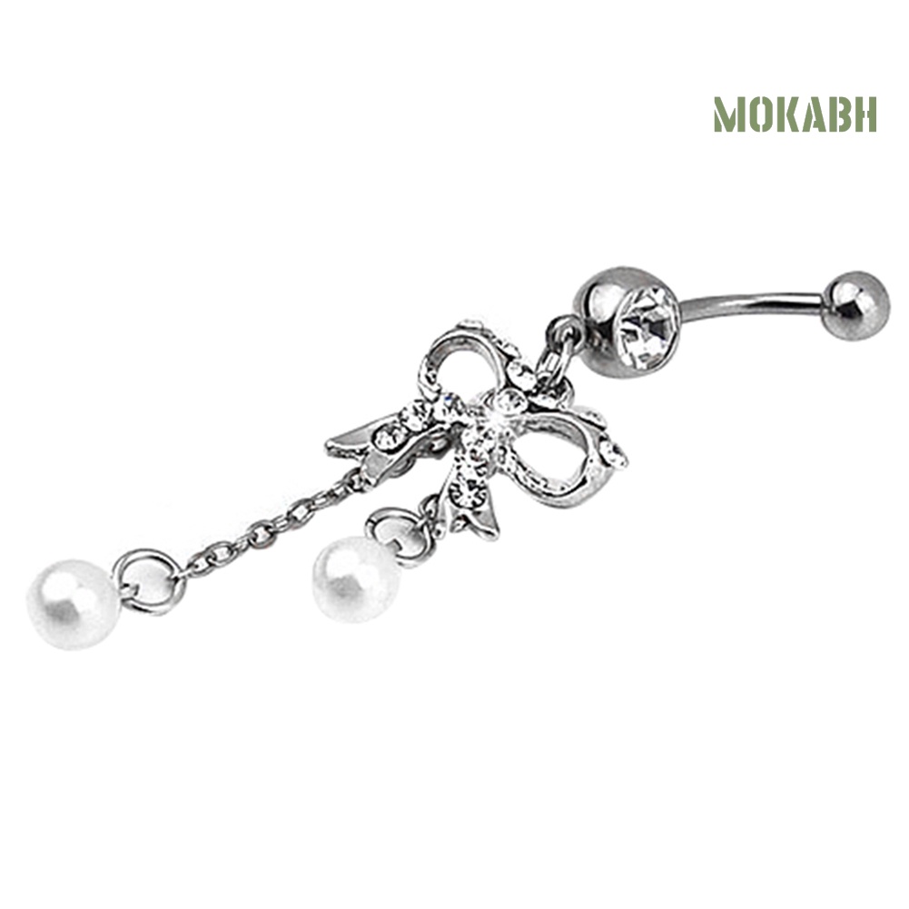 Khuyên Rốn Hình Bướm Đính Đá Thời Trang Cho Nữ