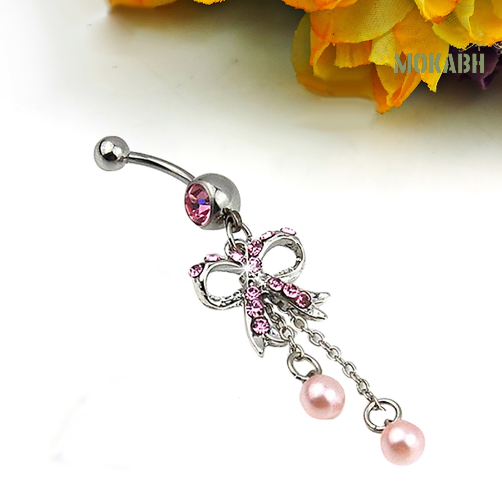 Khuyên Rốn Hình Bướm Đính Đá Thời Trang Cho Nữ