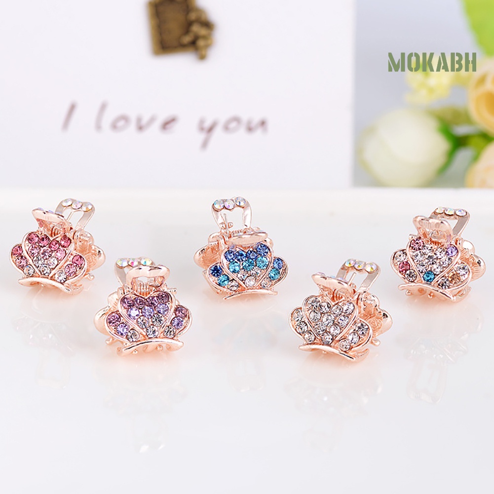 Kẹp Tóc Hình Bướm Đính Đá Thời Trang Cho Nữ