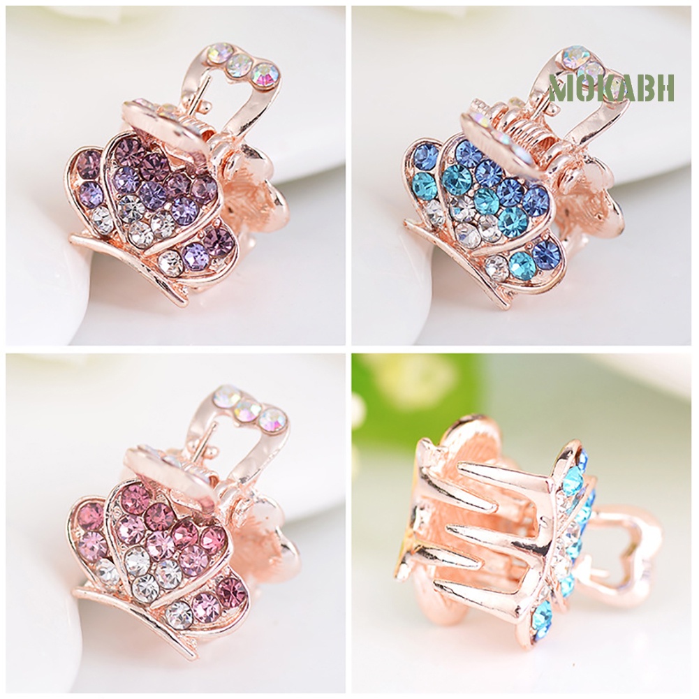 Kẹp Tóc Hình Bướm Đính Đá Thời Trang Cho Nữ