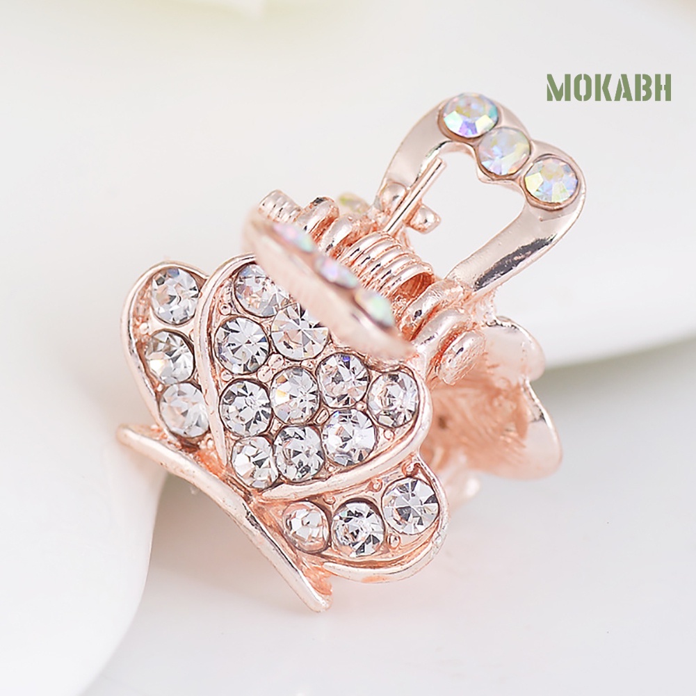 Kẹp Tóc Hình Bướm Đính Đá Thời Trang Cho Nữ