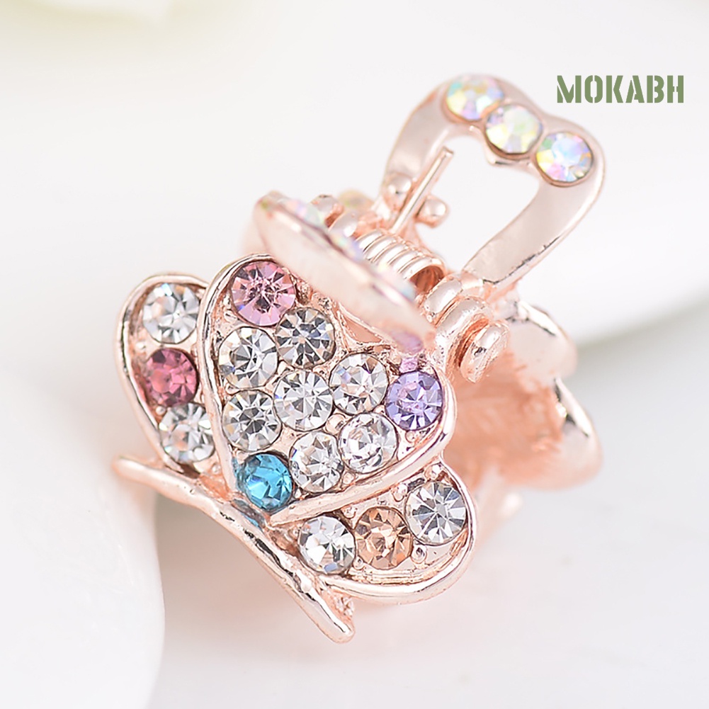Kẹp Tóc Hình Bướm Đính Đá Thời Trang Cho Nữ