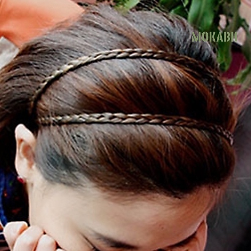 Băng Đô Dạng Xoắn Co Giãn Phong Cách Bohemian Cổ Điển Cho Nữ