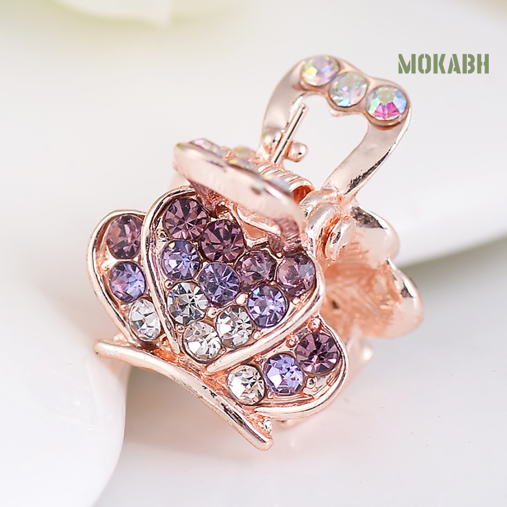 Kẹp Tóc Hình Bướm Đính Đá Thời Trang Cho Nữ