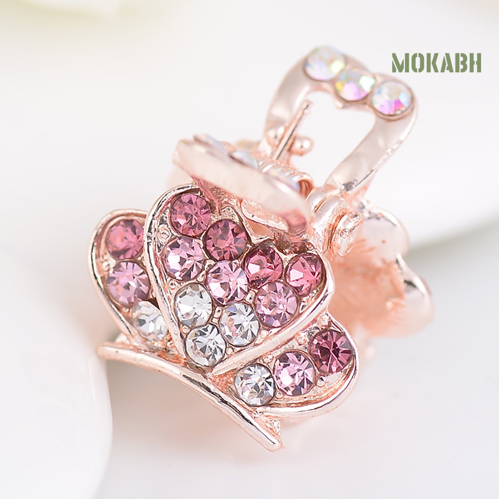 Kẹp Tóc Hình Bướm Đính Đá Thời Trang Cho Nữ