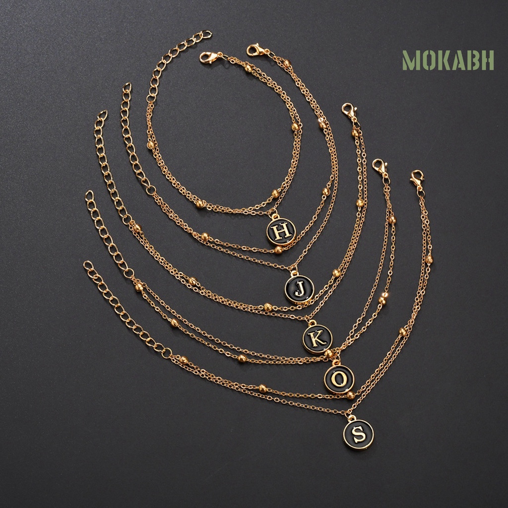 Vòng Tay Mặt Chữ Đơn Giản Có Thể Điều Chỉnh Kích Thước