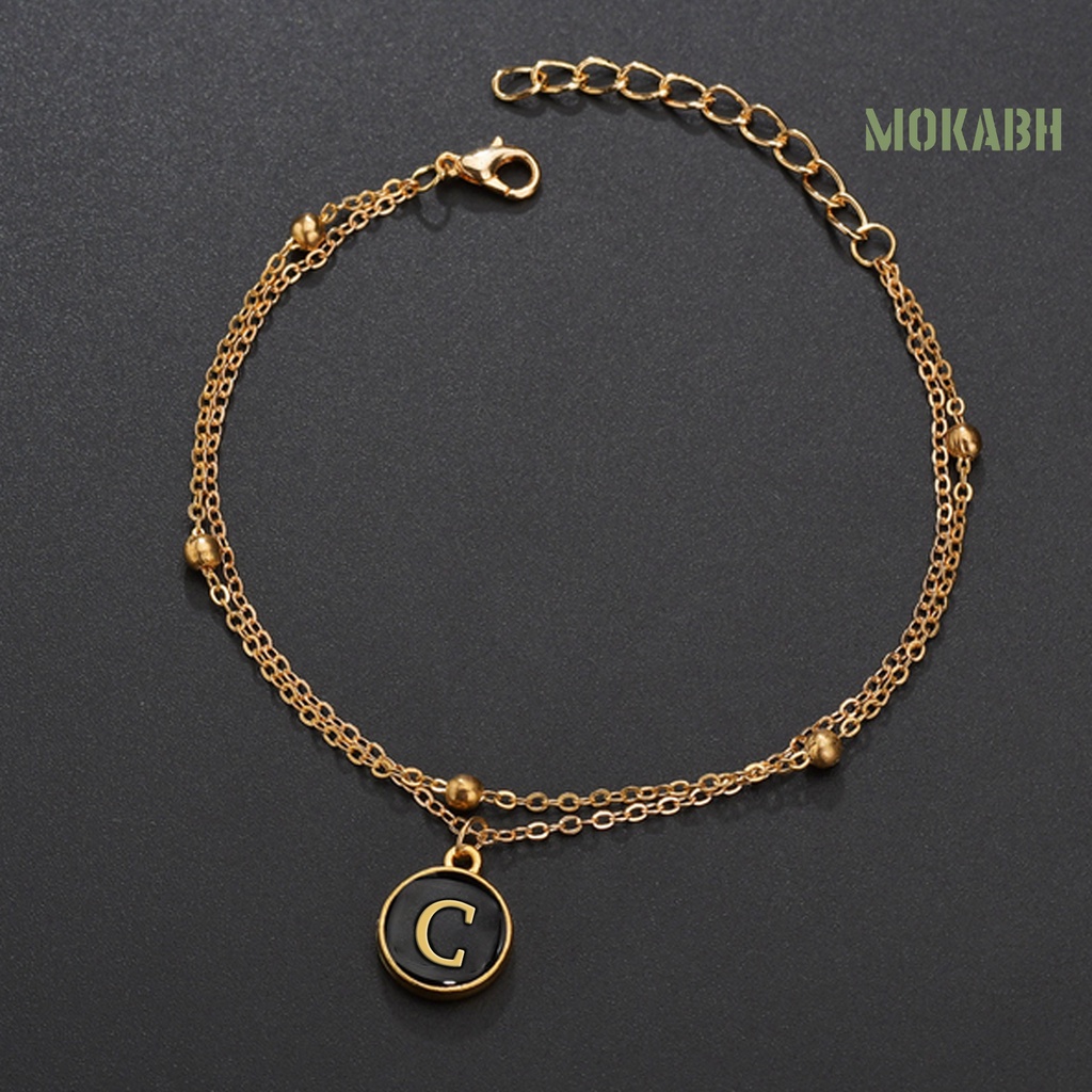 Vòng Tay Mặt Chữ Đơn Giản Có Thể Điều Chỉnh Kích Thước