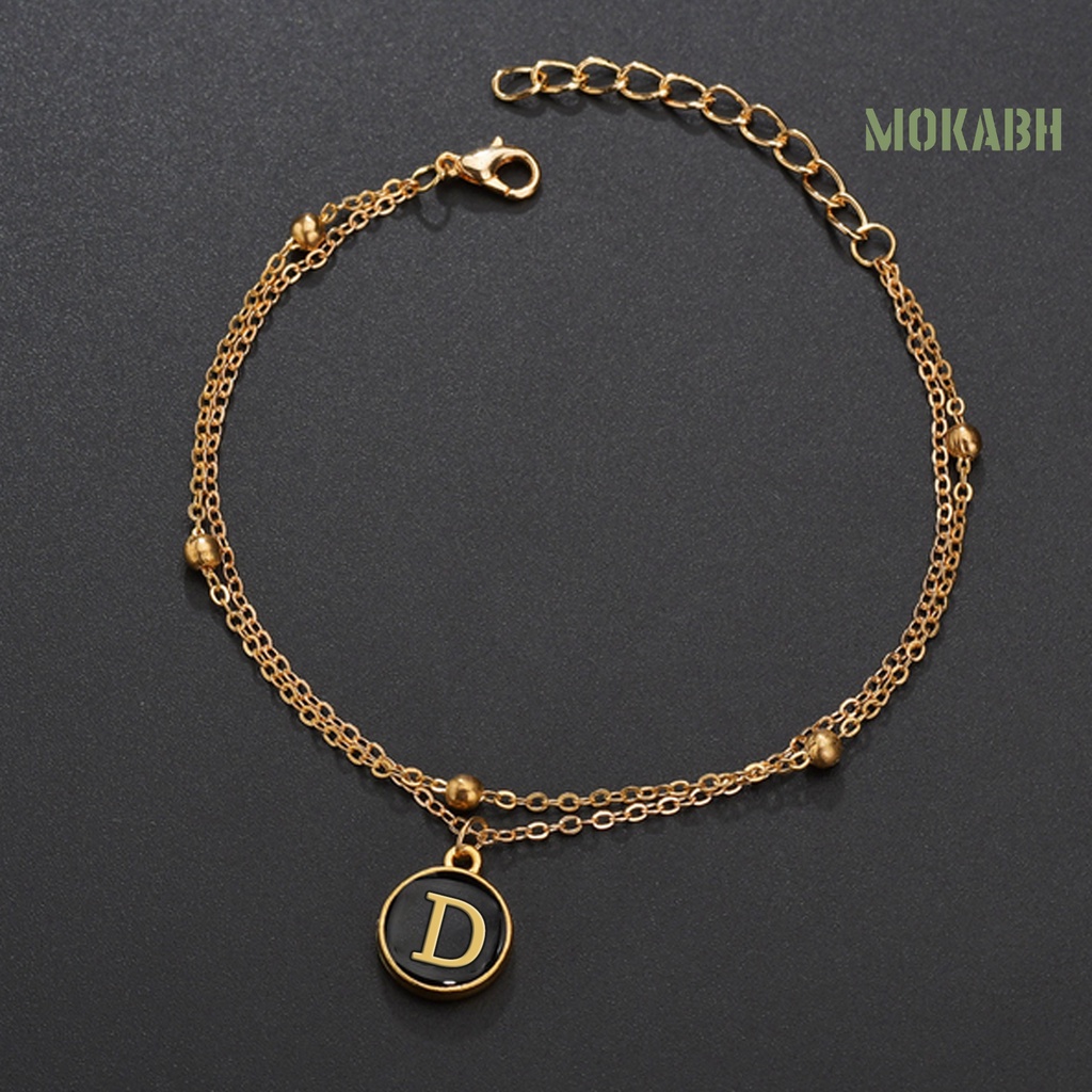 Vòng Tay Mặt Chữ Đơn Giản Có Thể Điều Chỉnh Kích Thước