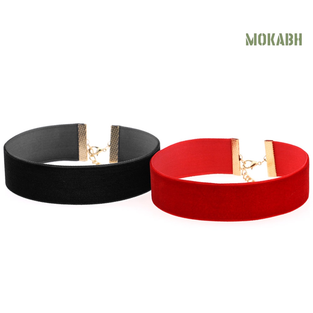 Vòng Cổ Choker Nhung Bản Rộng Mềm Mại Thời Trang Cho Nữ