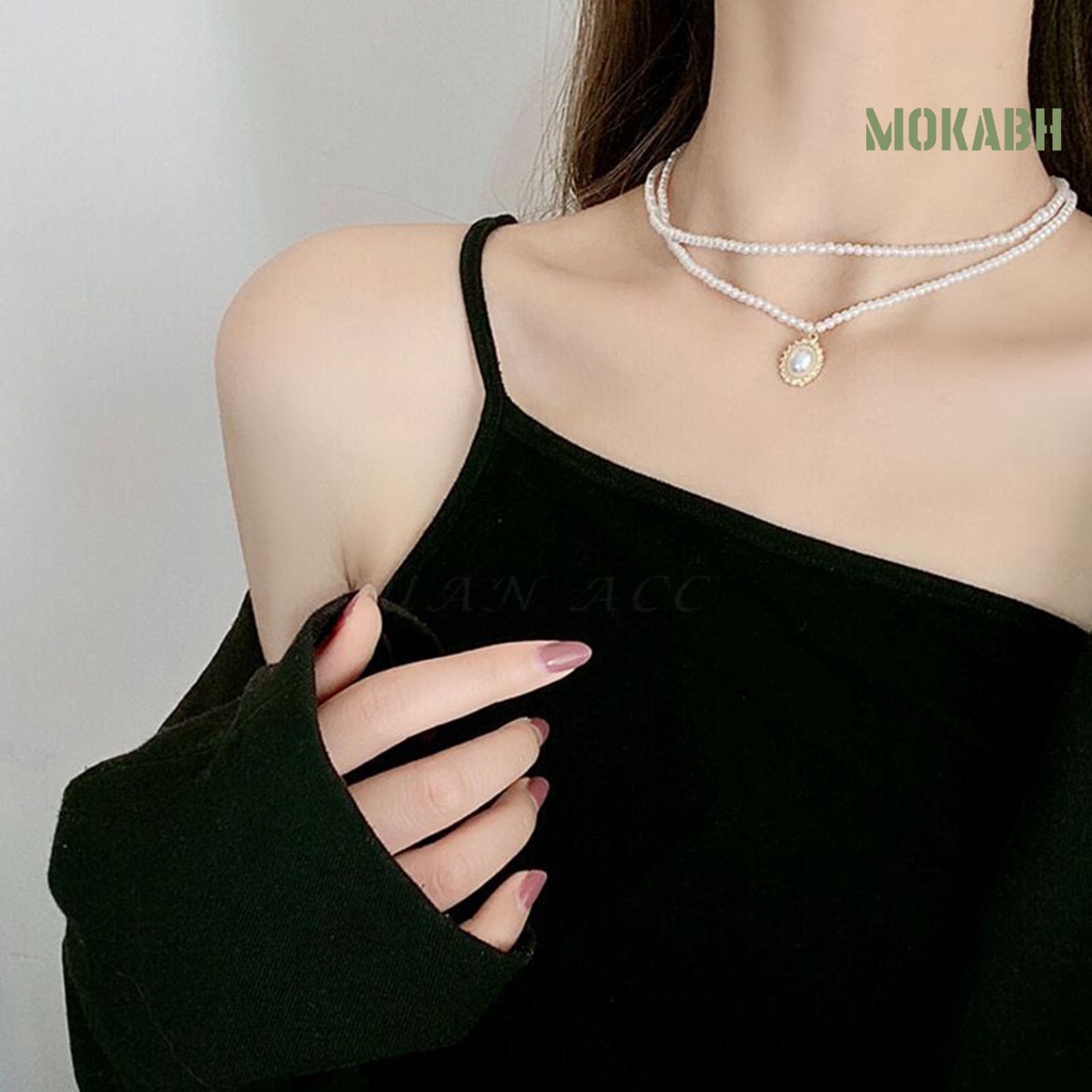 Vòng Cổ Choker Nhiều Lớp Phong Cách Retro Thời Trang