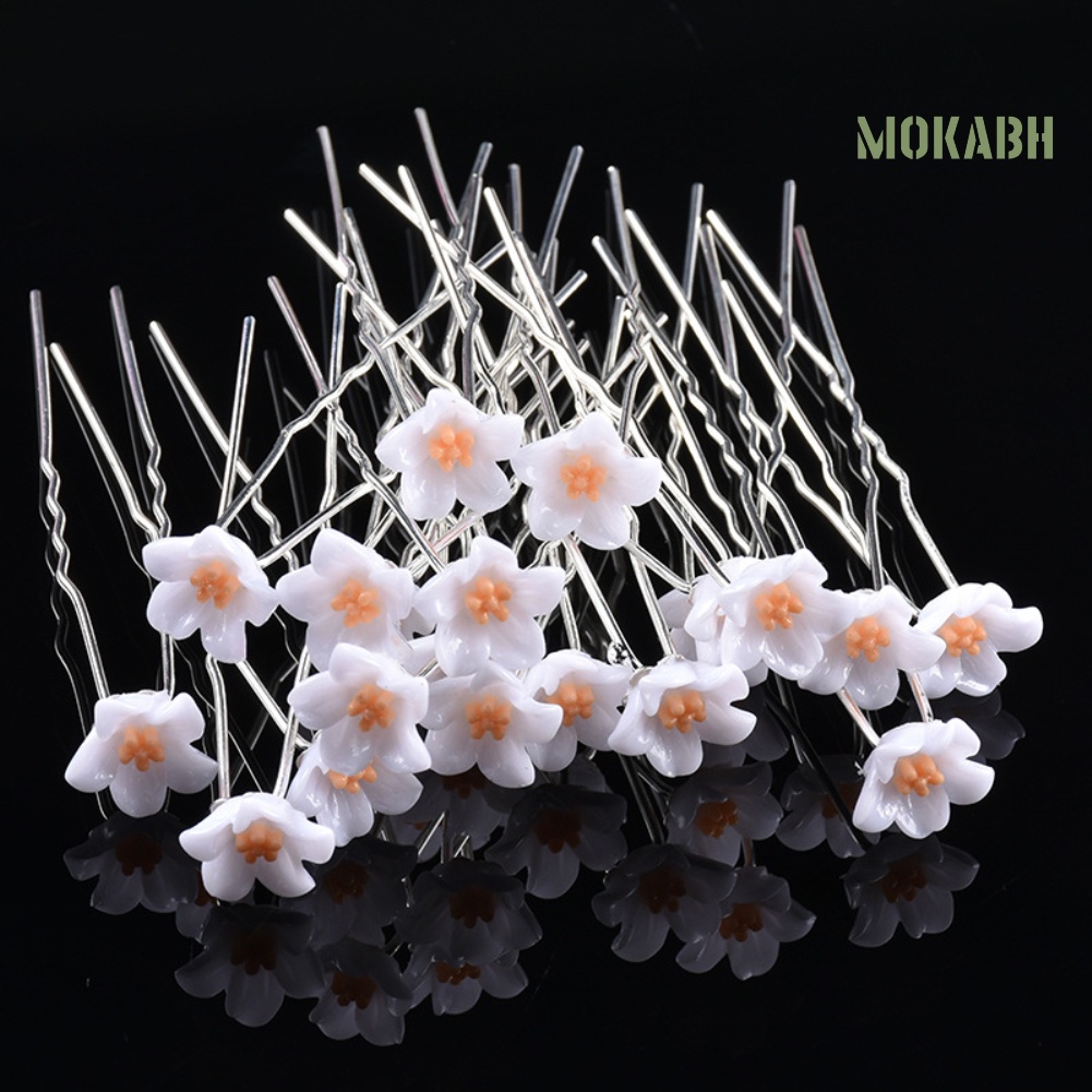 Set 10 Trâm Cài Tóc Hoa Chữ U Thời Trang Cho Cô Dâu