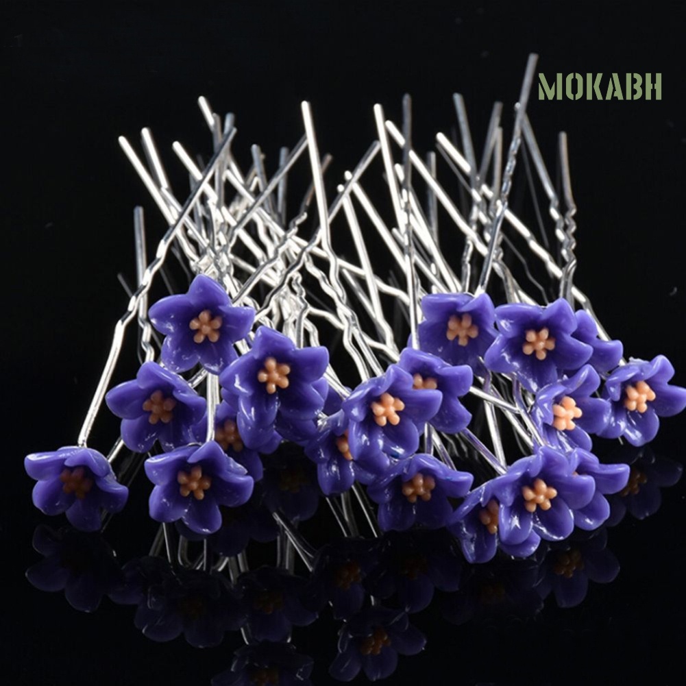 Set 10 Trâm Cài Tóc Hoa Chữ U Thời Trang Cho Cô Dâu