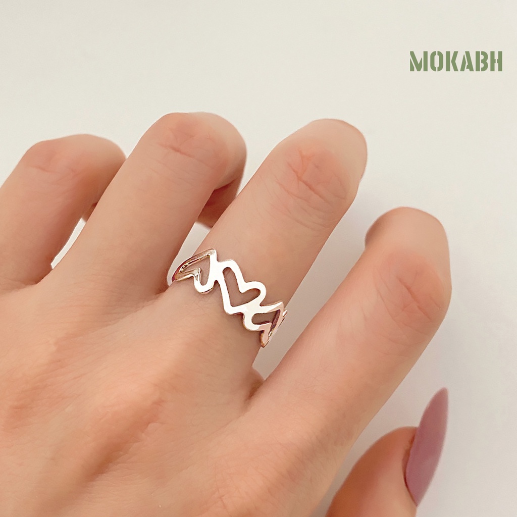 1 Cặp Nhẫn Tròn Màu Trơn Xinh Xắn Dành Cho Nữ