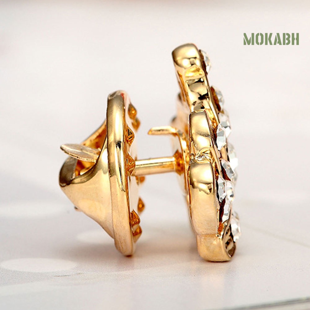 Ghim Cài Áo Hình Vương Miện Đính Đá Thời Trang Cho Nữ