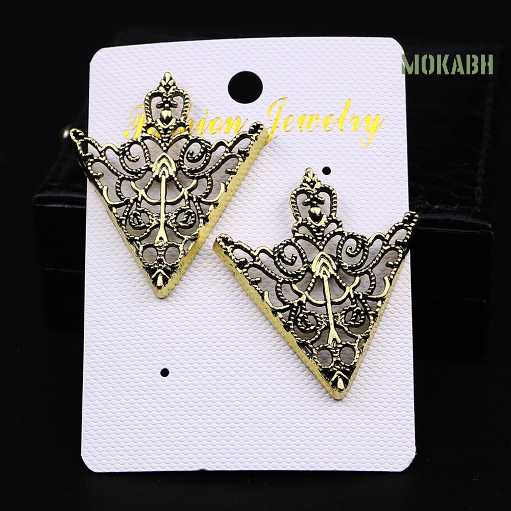 1 Cặp Ghim Cài Áo / Cà Vạt / Khăn Choàng / Nón Hình Học Họa Tiết Hoa Thời Trang Unisex