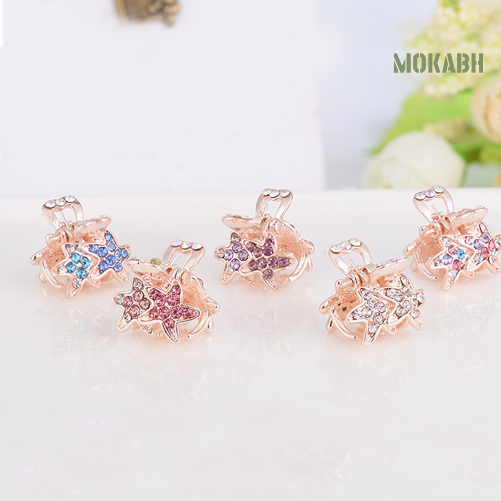 Kẹp Tóc Hình Sao Biển Đính Đá Dễ Thương Cho Bé Gái