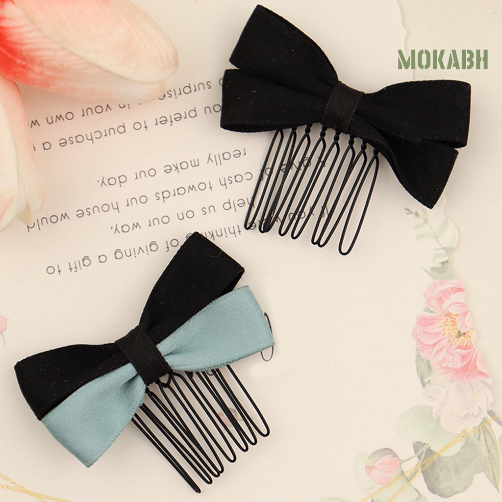 Lược Cài Tóc Răng Dài Bằng Vải Thiết Kế Ngọt Ngào Cho Nữ