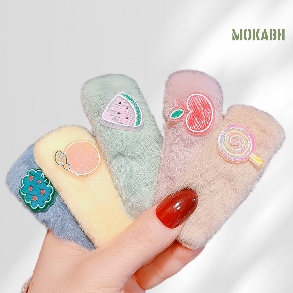 Set 5 Kẹp Tóc Màu Sắc Tươi Sáng Cho Bé Gái