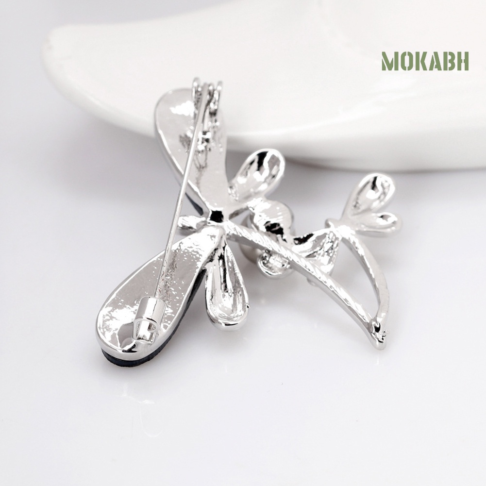 Ghim Cài Áo Hình Chuồn Chuồn Đính Ngọc Trai Nhân Tạo Thanh Lịch Cho Nữ