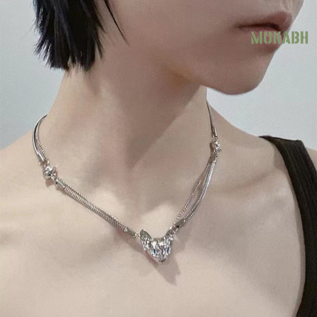 Vòng cổ Mặt Hình Đầu Mèo Không Phai Màu Thời Trang Cho Nữ