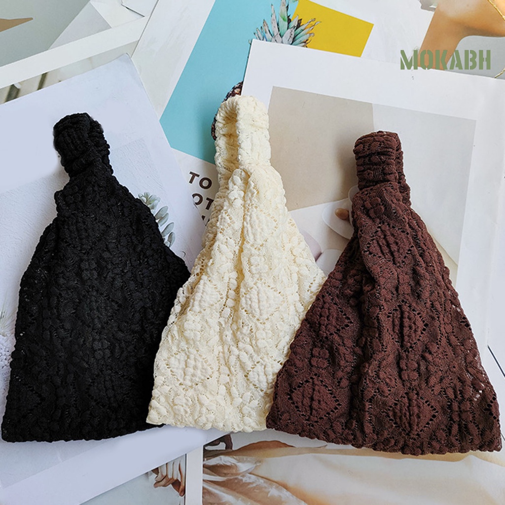 Băng Đô Trang Điểm Màu Trơn Bản Rộng Thời Trang Dành Cho Nữ