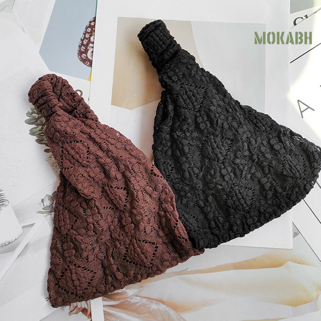 Băng Đô Trang Điểm Màu Trơn Bản Rộng Thời Trang Dành Cho Nữ