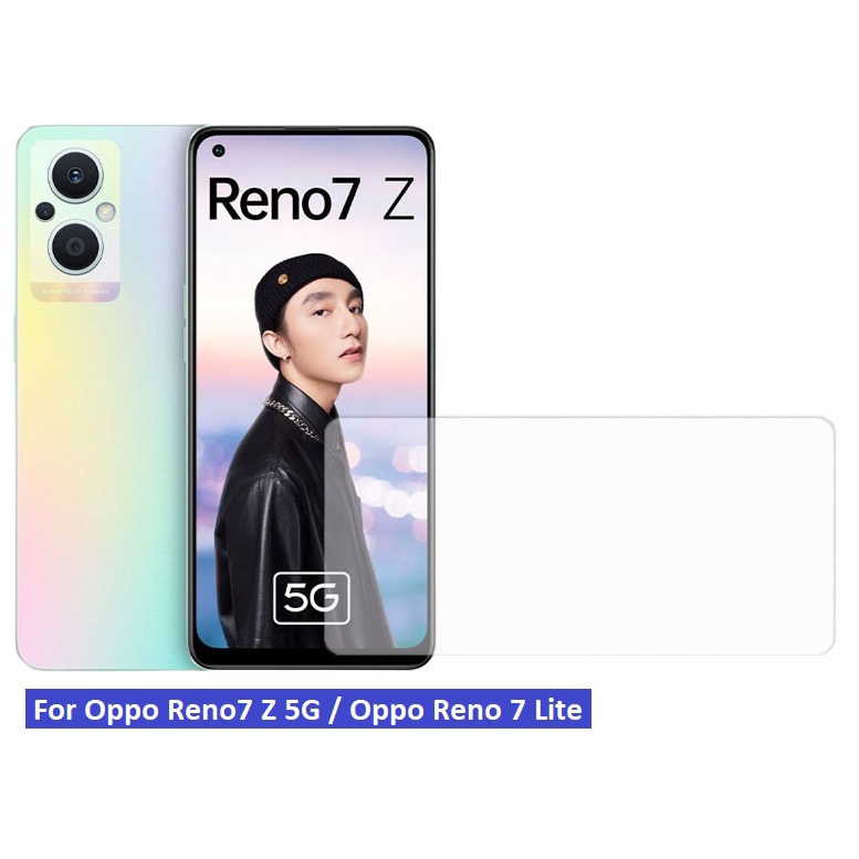 Kính cường lực Oppo Reno 7Z 5G / Reno 8z 5G (Trong suốt, Không viền, Không Full màn)