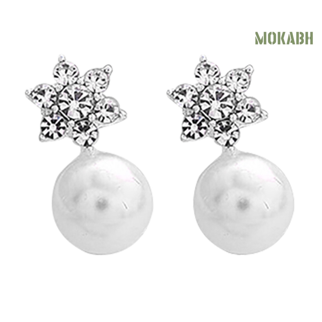 1 Đôi Bông Tai Xỏ Lỗ Mini Thiết Kế Xinh Xắn Thời Trang Dự Tiệc