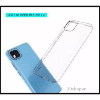 Ốp Realme C20 dẻo trong suốt