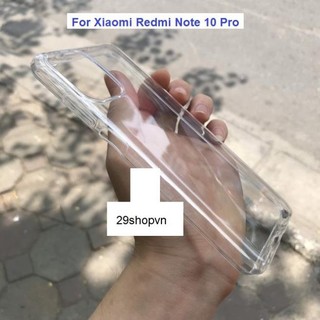 Ốp Xiaomi Redmi Note 10 Pro dẻo trong suốt
