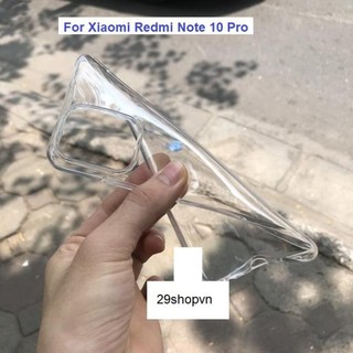 Ốp Xiaomi Redmi Note 10 Pro dẻo trong suốt (Loại A đẹp)