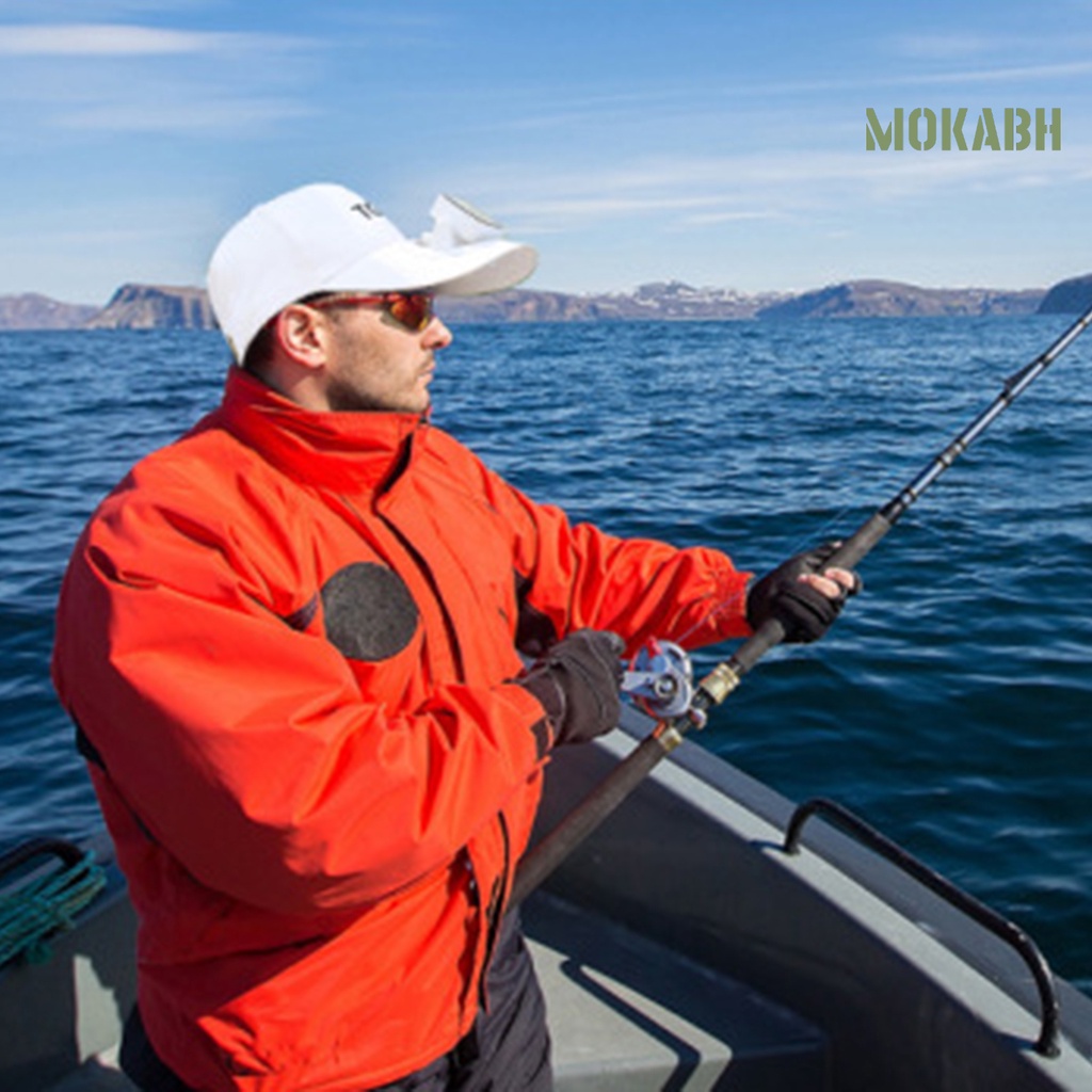 [mokabh] Mũ Bóng Chày Có Quạt Tháo Rời Góc Gió Mạnh Có Thể Điều Chỉnh