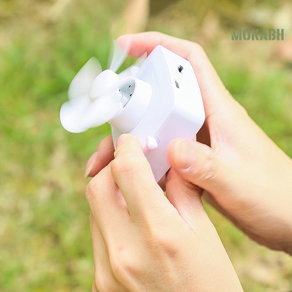 [mokabh] Mũ Bóng Chày Có Quạt Tháo Rời Góc Gió Mạnh Có Thể Điều Chỉnh