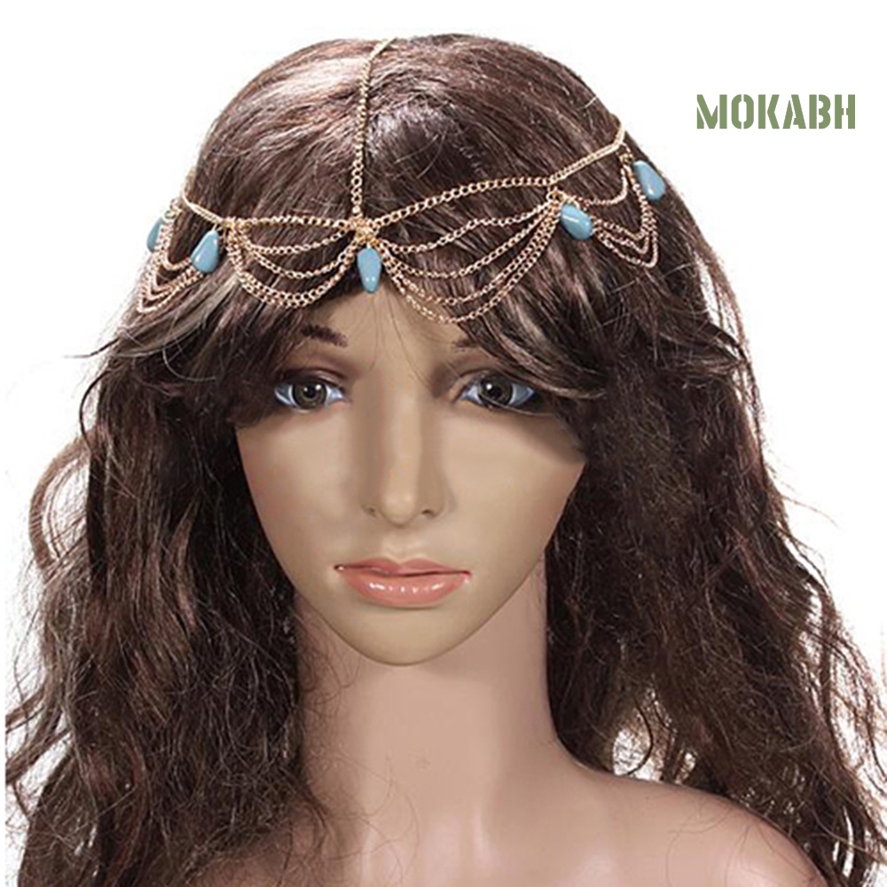 Băng Đô Cài Tóc Hình Vương Miện Phong Cách Bohemian Quyến Rũ Cho Nữ