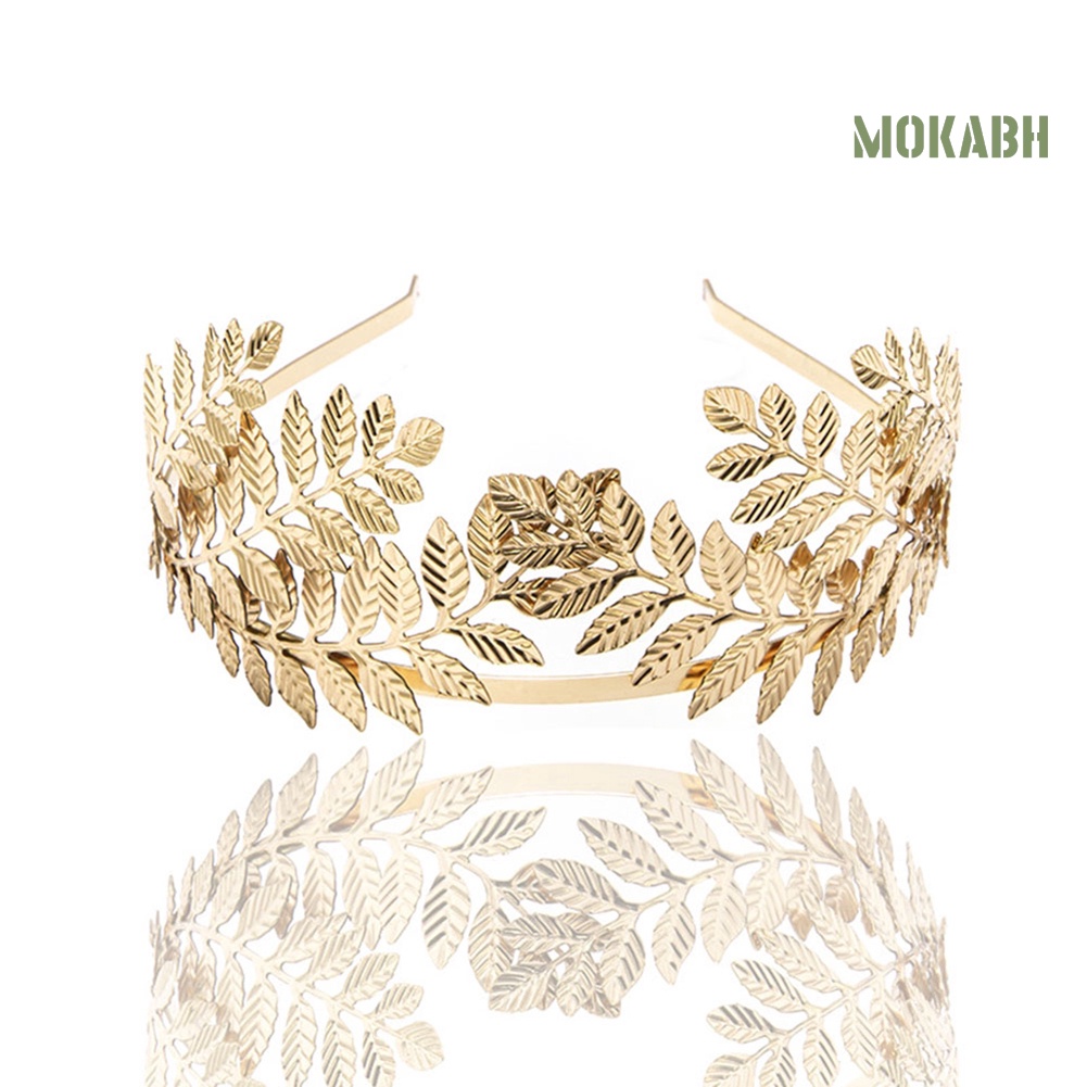 Vương Miện Cài Tóc Hình Chiếc Lá Thời Trang Cho Nữ