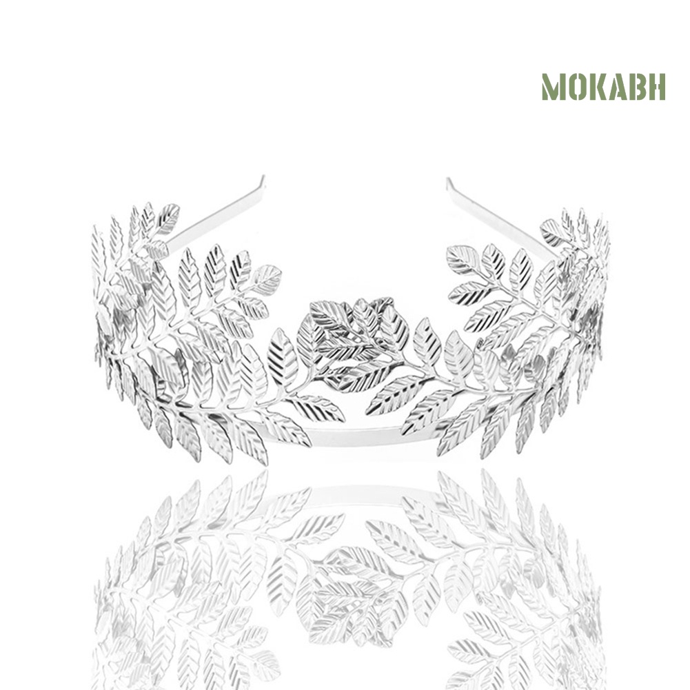 Vương Miện Cài Tóc Hình Chiếc Lá Thời Trang Cho Nữ